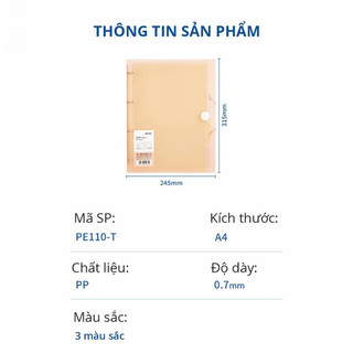 Bìa Sổ Còng Đựng Tài Liệu A4 A5 A6 Kèm Túi Zip Chống Nước Giúp Lưu Trữ Hồ Sơ Giấy Tờ Quan Trọng