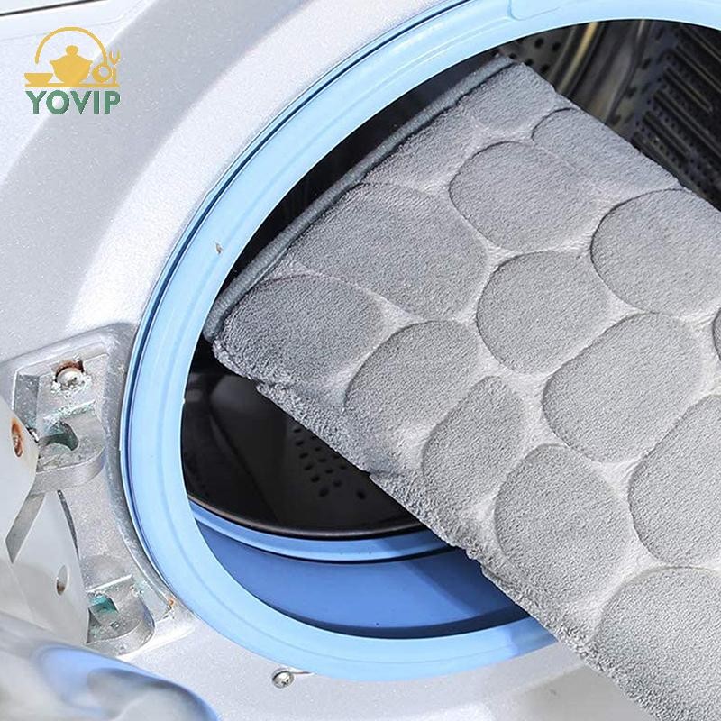 YOVIP Thảm cửa đá cuội dập nổi, chống trơn trượt, dùng cho phòng tắm VN