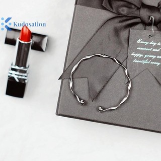 Kudosation Cổ Điển Cao Cấp Phong Cách Retro Xoắn Vòng Tay Kim Loại Cho Nữ Đơn Giản Mở Có Thể Điều Chỉnh Xu Hướng Bé Gái Trang Sức Quà Tặng Phụ Kiện