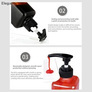 Máy phân phối chất lỏng EGN 500ML / 1000ML có quy mô Bình nhỏ giọt xi-rô cà phê có vòi phun thủy lực Nhà bếp Hộp đựng mật ong N
