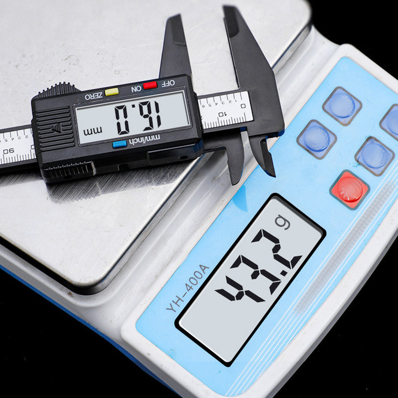 [COD] Thước đo điện tử 150mm LCD, chất liệu sợi carbon, đo chính xác, thước kẹp kỹ thuật số 6 inch