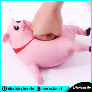 Đồ Chơi Nắn Bóp Heo Hồng Xả Stress Giảm Căng Thẳng Heo Silicon Đàn Hồi, Lợn Xả Stress, Con Heo Dẻo đồ xả stress đồ giảm