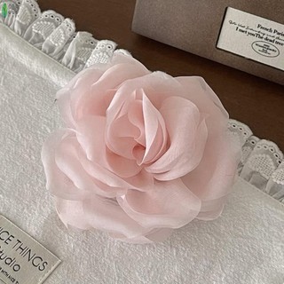 Kẹp Tóc Hai Mặt Hoa Lớn từ Vải Hoa - Quà Tặng Sinh Nhật Charming