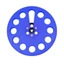 BTM Plasic Ghi 7Inch Ống Mở Tương Thích Studio Băng Máy Takeup Reel