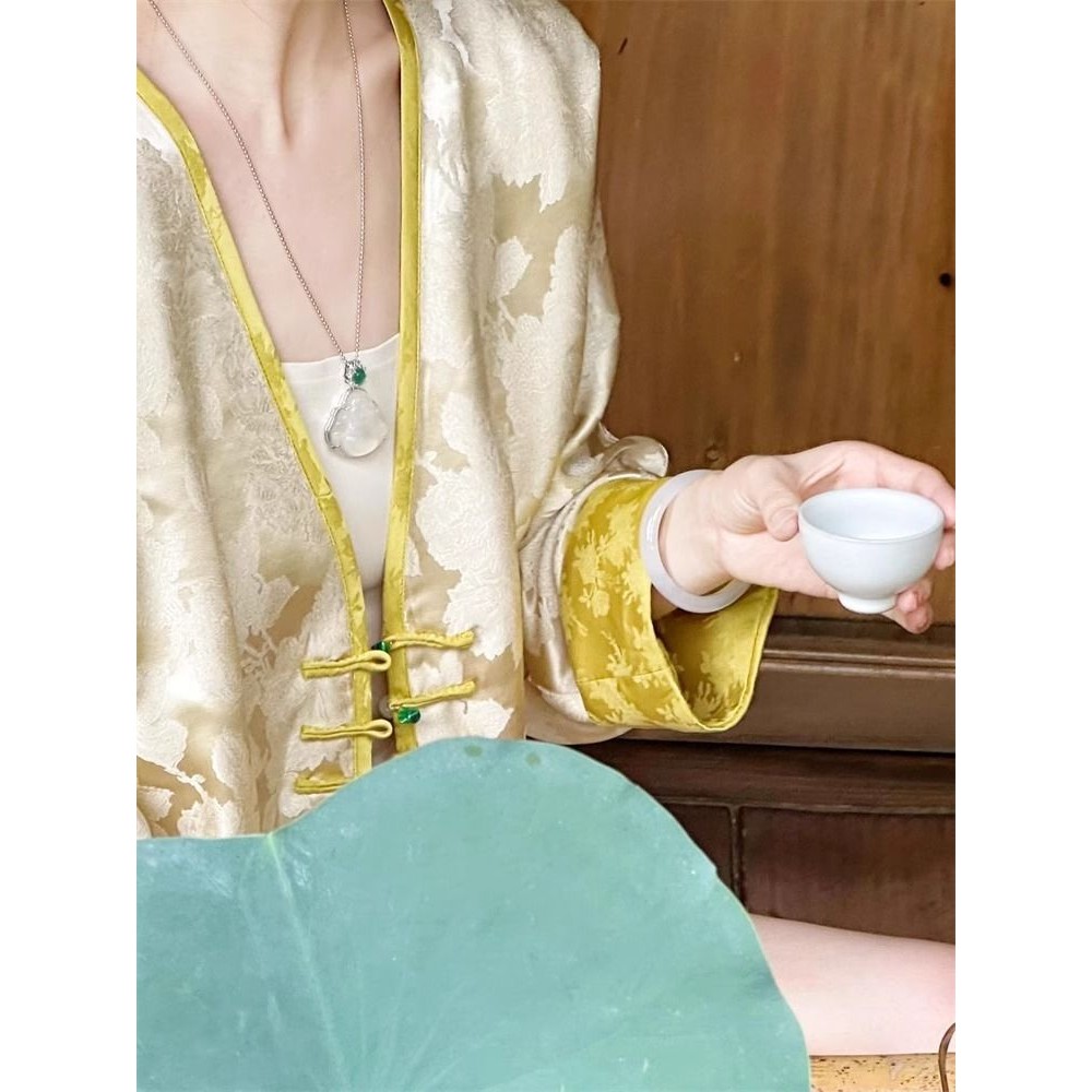 [Yu]Set đồ hai mảnh mùa hè Trung Quốc, phong cách tinh tế, sang trọng, chất liệu thoáng mát.
