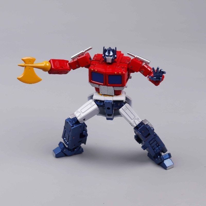 PT01A Trụ Cột Nhỏ Optimus Prime Dark Commander Mirror Purple Commander Set Optimus Prime Đồ Chơi Biến Dạng