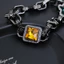2026 Phong Cách Mới Họa Tiết Tối Kim Cương Zircon Vòng Tay Nữ Thời Trang Ánh Sáng Sang Trọng Hợp Thời Trang Trang Sức