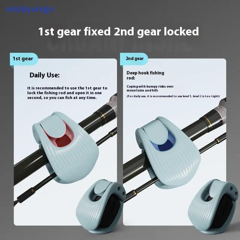 Bộ Kẹp Cần Câu Đa Năng 2/4/6 Cái, Thiết Kế Nhỏ Gọn Dễ Mang Theo Cho Cần Câu Cá