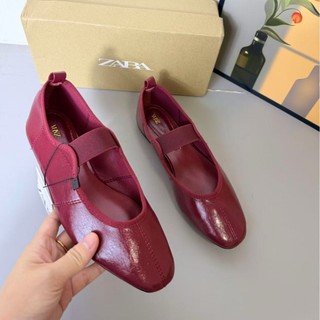 Giày mũi tròn cao su đàn hồi ZA