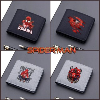 Mới Spdier-Man Ví Canvas Di Động Có Thể Gập Lại Ví Hoạt Hình Thẻ Ngân Hàng Đồng Xu Dây Kéo Ví Quà Tặng Sinh Nhật Trẻ Em