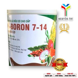 Phân Bón Lá Bo Hữu Cơ Hi-Boron 7-14 (Chai 500ml) - Hàng Úc, Chống Rụng Hoa, Nứt Trái