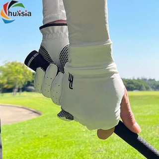 chulisia Găng tay chống nắng golf chất liệu mỏng nhẹ như lụa, thuận tiện mang theo