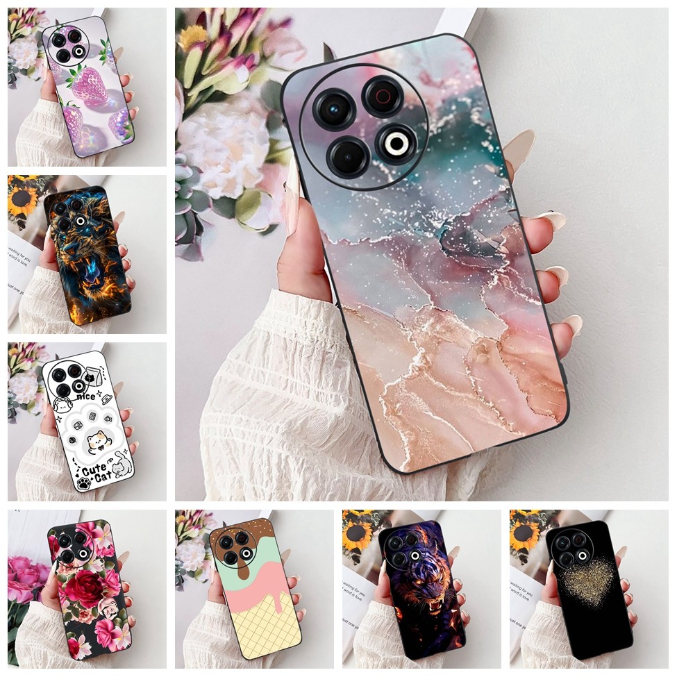 Tecno Spark 30 Pro 4G KL7 Cover Techno Spark 30 Pro 4G Ốp Lưng Bướm Sang Trọng Tình Yêu Thời Trang Hoa Thoáng Mát Đẹp Trai Sư Tử Sơn