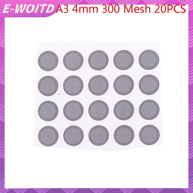 E-WOITD 20 Tai Nghe DIY Chỉnh Giấy Giảm Chấn Lưới Lọc Phía Trước Tăng HNVN Thấp