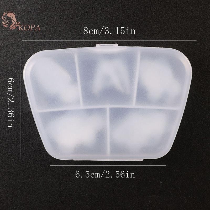 KOPA 60 Chiếc Silicon Có Thể Tái Sử Dụng Pháp Miếng Dán Móng Tay Nghệ Thuật Nối Dài Hình Thức Kép Công Cụ Xây Dựng VN