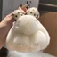 Móc khóa lông thỏ ZENZON, Móc khóa thỏ lông tơ dễ thương, Túi thời trang Charm Móc khóa hợp kim Vòng chìa khóa thỏ sang trọng Móc chìa khóa ô tô