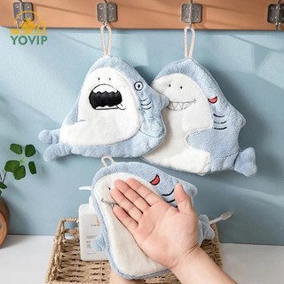 YOVIP Hoạt Hình Dễ Thương Khăn Tay Sấy Nhanh Khăn Nhà Bếp Làm Sạch Rag San Hô Nhung Thấm Hút Khăn Phụ Kiện Phòng Tắm VN