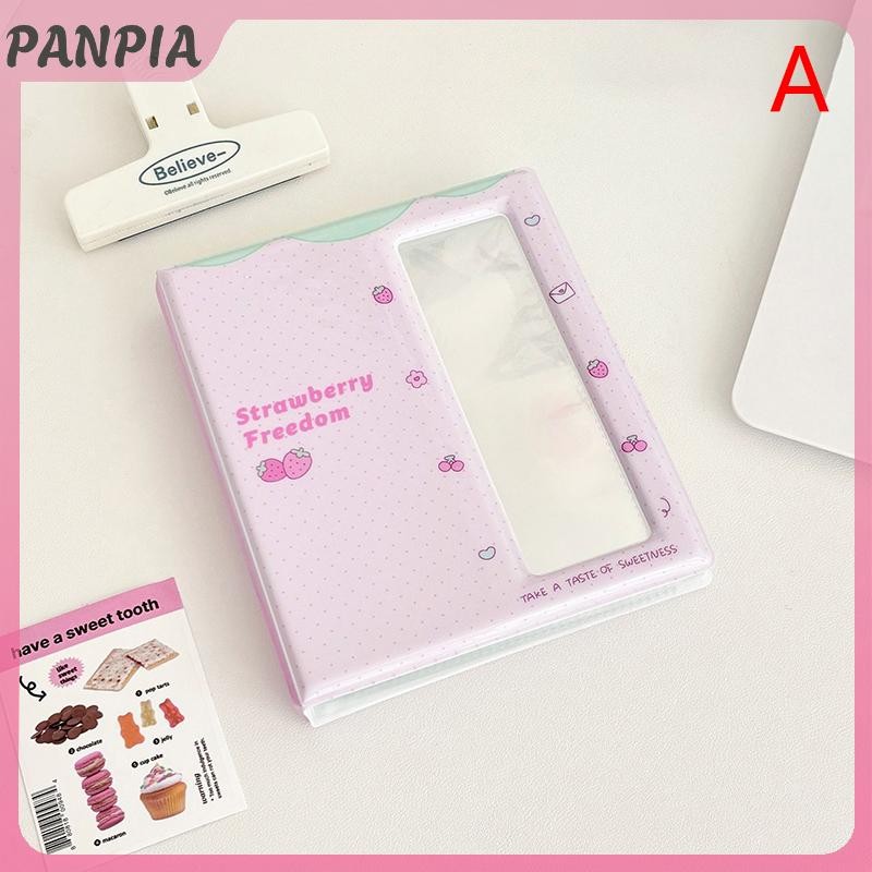PANPIA-Cartoon Photo Booth Album Cho 40 Chiếc 2x6 Inch Dải Ảnh Đánh Dấu Trang 20 Chiếc 4x6 4R Giá Đỡ Ảnh Thẻ Nhỏ Lưu Trữ Sách