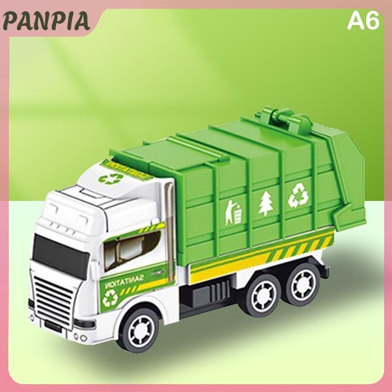PANPIA-Kids Đồ Chơi Xe Hơi Vệ Sinh Quán Tính Mô Hình Xe Tải Kéo Lại Kỹ Thuật Quân Sự Xe Cứu Hỏa Bé Trai Đồ Chơi Dành Cho Trẻ Em Quà Tặng