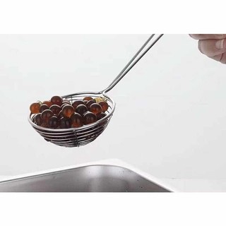 Vợt Lọc Lưới Múc Trân Châu topping,Vợt Lẩu Vớt Đồ Ăn Cán Đỏ