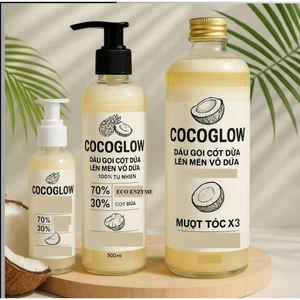Dầu Dừa Lên Men mượt tóc x3 phân tử siêu nhỏ, thẩm thấu nhanh hơn 3 lần Cocoglow hair