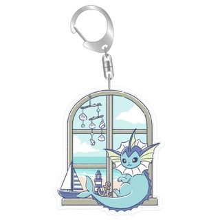 Pokemon Vaporeon umbreon sylveon eevee jolteon tự làm Acrylic Keychain Mặt dây chuyền phim hoạt hình kinh đi