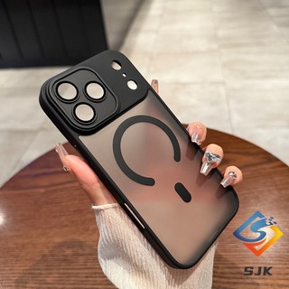 Ốp Điện Thoại Từ Tính Mờ 17 Series Mới Cho IPhone 17 Pro Max 11 12 13 14 15 16 Pro Max 17 Air 14 / 15 / 16Plus Vỏ Trong Suốt Chống Sốc