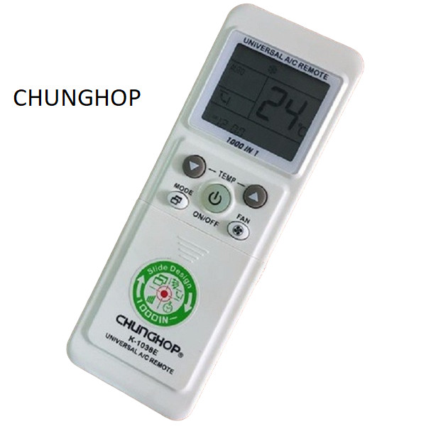 tay điều khiển remote từ xa điều hòa đa năng K-1038E-kèm pin-tay đầu bấm điều hòa đa năng K-1038E