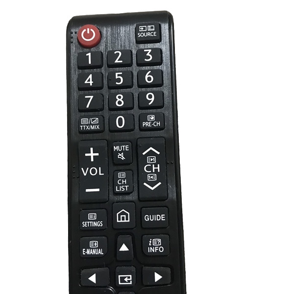 tay điều khiển remote từ xa tivi samsung ngắn tốt ( Hình ngôi nhà giữa)-kèm pin