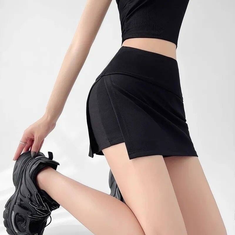 Quần giả váy form ngắn cạp cao thiết kế ôm body hack dáng xu hướng Hàn Quốc (CÓ BIG SIZE) BA SP183