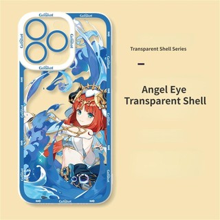 Ốp Lưng Cho iPhone 11 Pro Max 7 8 Plus SE 2 3 X XS XR XSMAX Vỏ Trò Chơi Genshin Tác Động Mềm Chống Sốc Anime Hoạt Hình Dễ Thương Trong Suốt Silicone TPU