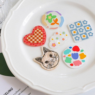 Acrylic In Tấm Mặt Dây Chuyền DIY Handmade Trang Sức Vòng Tay Vòng Cổ Phụ Kiện Tóc Mặt Dây Chuyền Phụ Kiện Chất Liệu