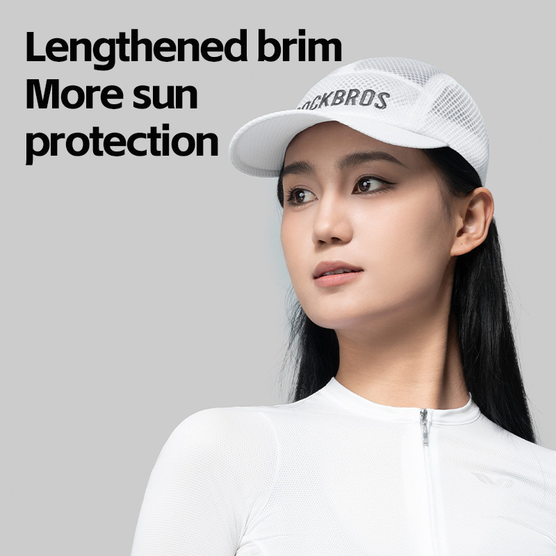 Rockbros Thoải Mái Thoáng Khí Nhanh Khô Lưới Mũ Chống Nắng Ngoài Trời Có Thể Điều Chỉnh Đầu Chu Vi Nam Nữ Mũ Bóng Chày