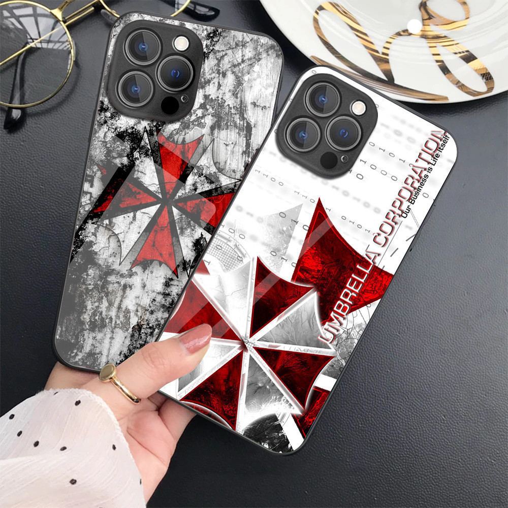 Ốp Điện Thoại Kính Cường Lực Resident Evil Cho IPhone 15 14 13 12 11 Pro XS Max Plus Mini X XR 8 7 6s SE2 / 3
