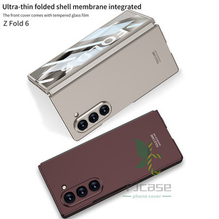 Siêu Mỏng Với Phim Gấp Ốp Lưng Samsung Galaxy Z Fold 6 Z Fold 5 Vỏ Thân Thiện Với Da PC Cứng Vỏ Chống Trầy Xước