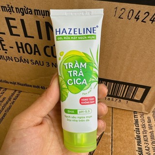 Set 2 Tuýp Sữa Rửa Mặt Haze line Tràm Trà Rau Má 40g/tuýp (Hàng khuyến mãi)