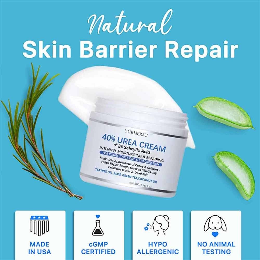 Urea Cream 40% Plus Salicylic Acid 50ml, Callus Remover Hand Cream Foot Cream Body Skin Care Tools