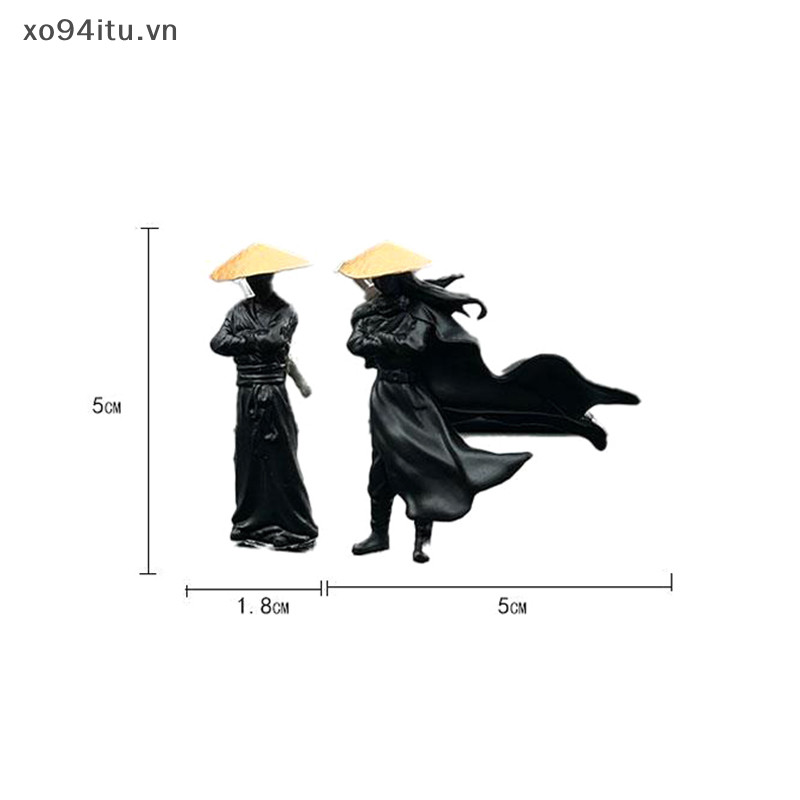 Xoitu Phụ Kiện Nội Thất Ô Tô Búp Bê Jianghu Knight Màn Hình Máy Tính Để Bàn Đồ Trang Trí Cổ Hiệp Sĩ Điều Khiển Trung Tâm Xe sman VN