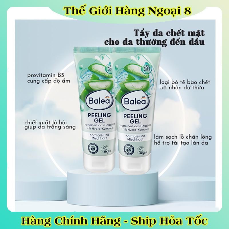 Hàng nội địa Đức Đủ Bill]Tẩy da chết mặt Balea 75ml [Hàng nội địa Đức Đủ Bill]