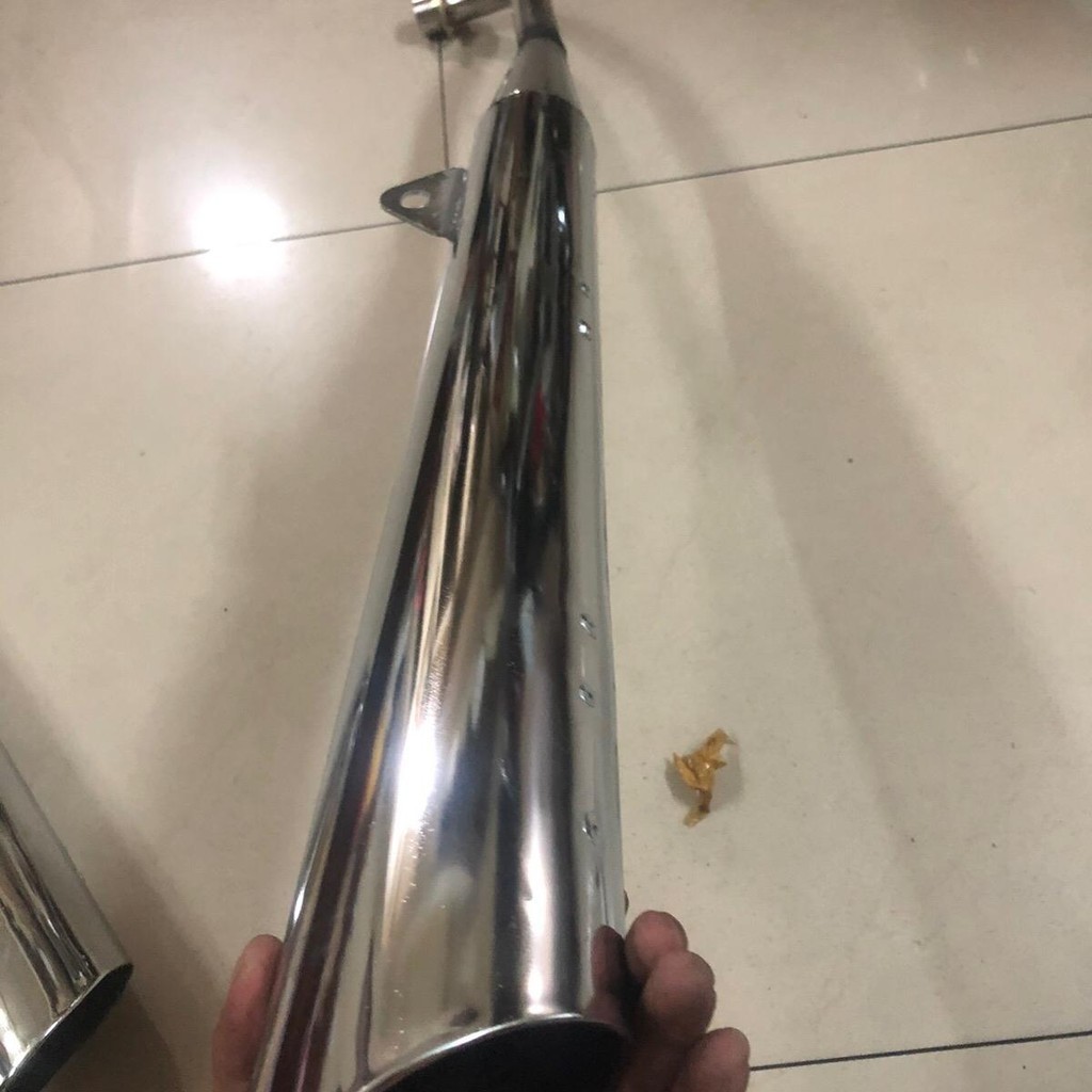 Pô wave cổ inox moc cam xang noi dùng cho wave nhỏ | Shopee Việt Nam