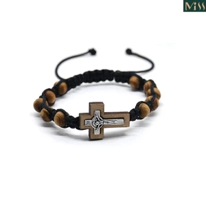 Miss * Handmade Cho Vòng Tay Chữ Thập Hợp Kim Cho Vòng Tay Co Giãn Chữ Thập Tự Nhiên Thông Woo
