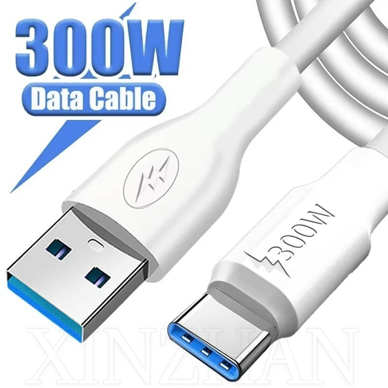 Cáp sạc siêu nhanh 300W - Dòng dữ liệu USB Type-C - Dày, An toàn, Bền bỉ - Đa năng cho điện thoại Android - Dây USB-A sang USB-C 0,25 / 1 / 1.5 / 2M