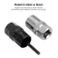 Công cụ cài đặt loại bỏ CHEESELY, Vòng khóa Cassette 12T màu đen, Cờ lê lắp bánh xích xe đạp bằng thép Carbon cao bền bỉ