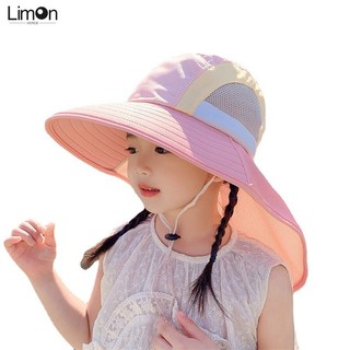 Mũ chống nắng trẻ em mùa hè che mặt chống tia cực tím