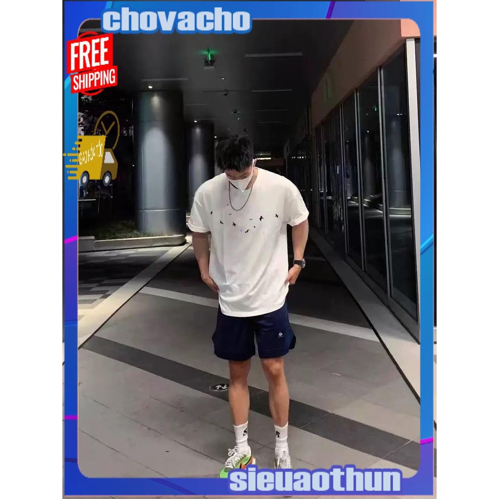 Áo thun Stee Cổ tròn FLOCK OF BIRDS-CHIMCHIM Localbrand ICVCVNI Unisex