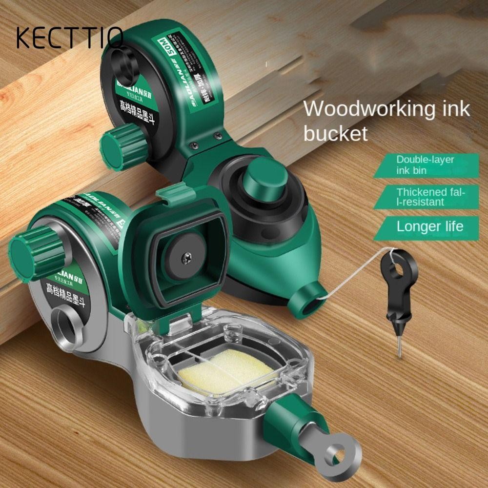 KECTTIO Máy đánh dấu đường vẽ mực , Máy đánh dấu mực xây dựng Scribes, Dụng cụ thợ mộc vận hành bằng tay