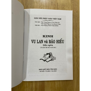 Sách - Kinh Vu Lan Và Báo Hiếu