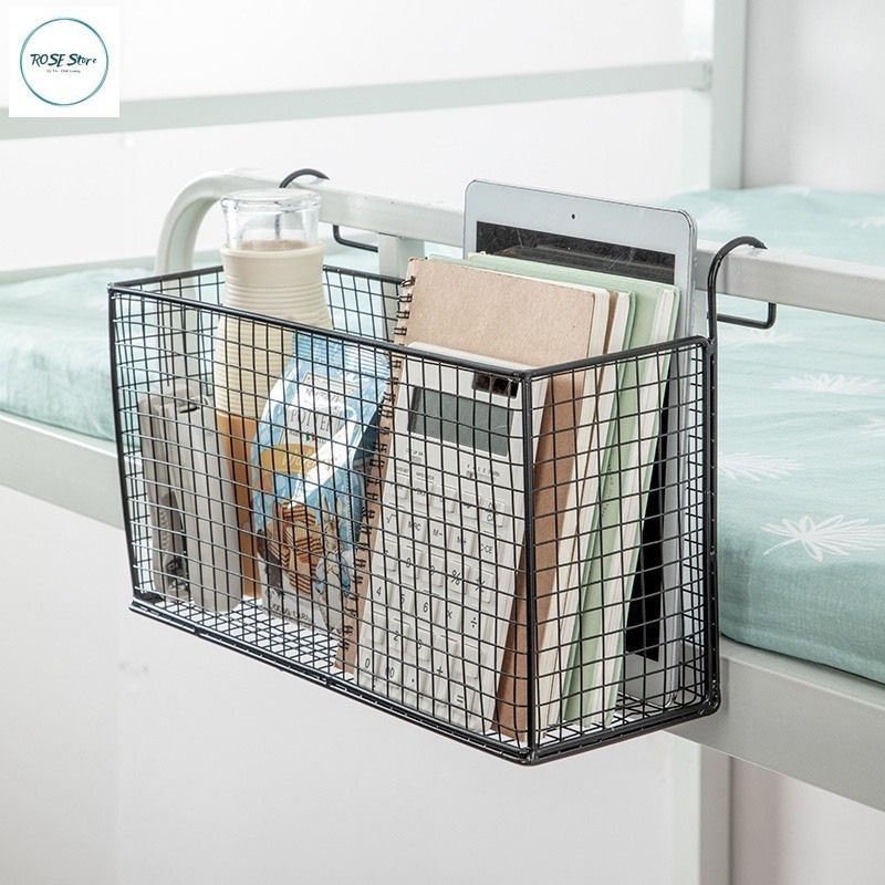 KỆ Để Đồ Giá Treo, Giỏ Đựng Đồ Cạnh Giường, Cửa Sổ, Có Móc Treo Cho Ký Túc Xá Sinh Viên...