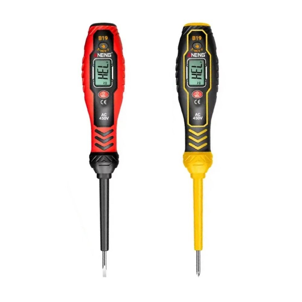 Bút kiểm tra điện áp NATURALHM, Máy dò điện áp hiển thị kỹ thuật số báo động Buzzer, Máy kiểm tra tuốc nơ vít có độ chính xác cao 30-1000V không tiếp xúc