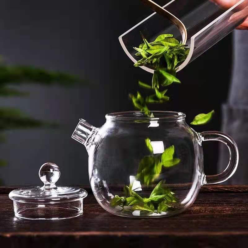Ấm trà nhỏ thủy tinh Borosilicate cao chịu nhiệt độ cao 150ml